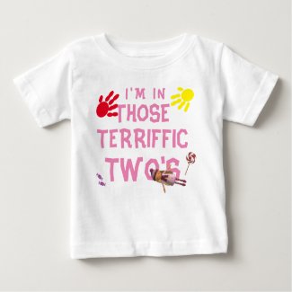 Terrific Two's Toddler Girl T-Shirt
