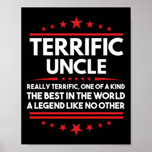 Terrific Uncle Campaign 2025 Donald Trump Inaugura Poster
