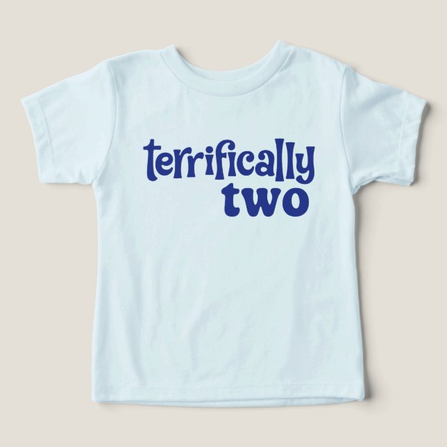 Terrifically Two T-shirt Toddler T-shirt (Design Front)