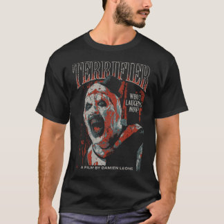 Terrifier Distressed Art The Clown Red Tone T-Shirt