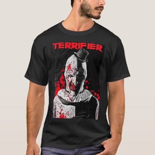 Terrifier movie horror poster art 645 T_Shirt