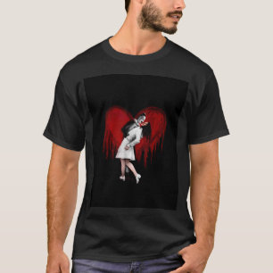 Terrifier Valentine's Day Art: Vicky and Art the C T-Shirt
