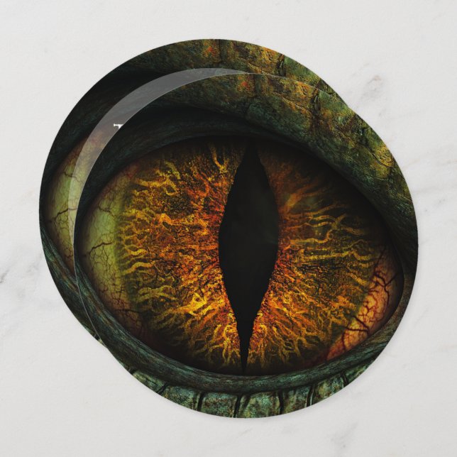 🦖Terrifying Halloween  Bash Invitation (Front/Back)