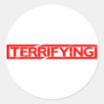 Terrifying Stamp Classic Round Sticker