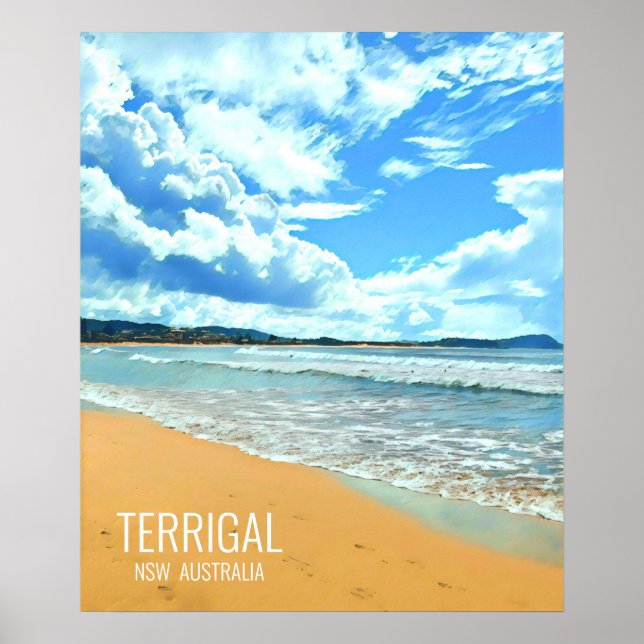 Terrigal Central Coast NSW Australia Poster (Front)
