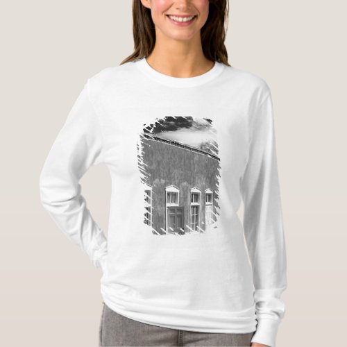 Territorial style architecture Santa Fe New T_Shirt