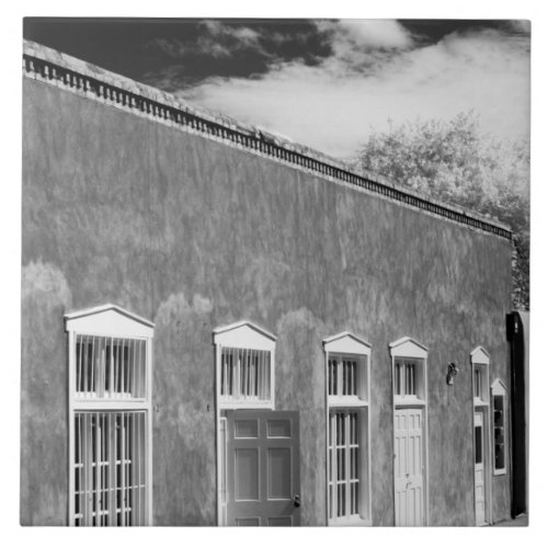 Territorial style architecture Santa Fe New Tile