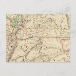 Territories of Washington and Oregon Postcard