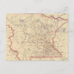 Territory of Minnesota Postcard
