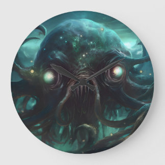 Terror from the Deep Large Clock