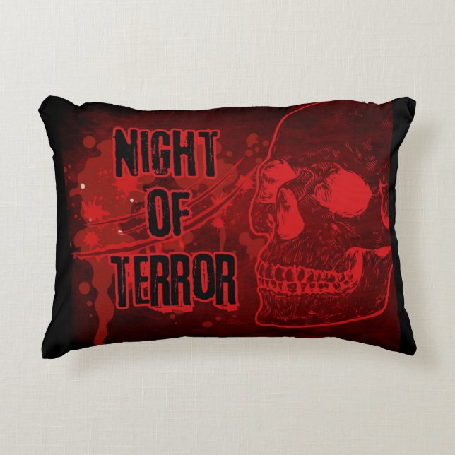Terror Halloween  Accent Pillow (Front)