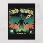 Terror in Flatwoods Monster – WEST VIRGINIA 1952 Holiday Postcard