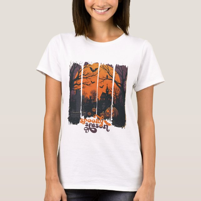 Terror T-shirt with Charming Mansion (Front)