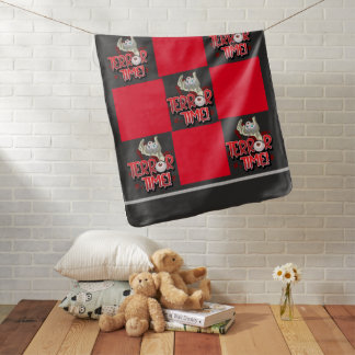 Terror Time Zombie Hand with Eyeballs Baby Blanket