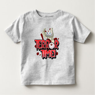 Terror Time Zombie Hand with Eyeballs Toddler T-shirt