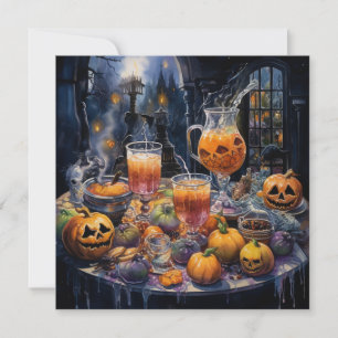 👻🍷 "Terrors & Tastings Event"! 🍷👻 Halloween Invitation