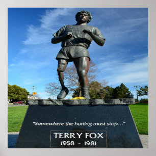 Terry Fox 24" x 24", Value Poster Paper (Matte)