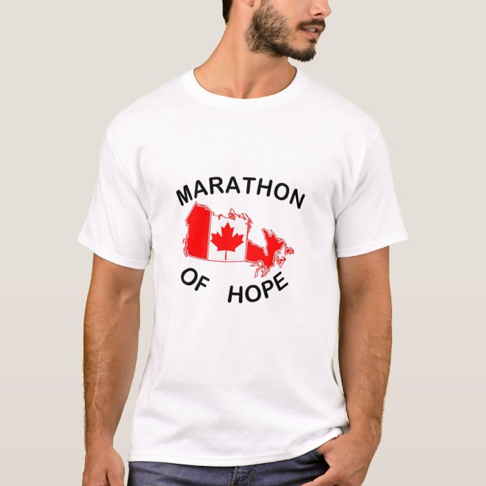 marathon of hope t shirt