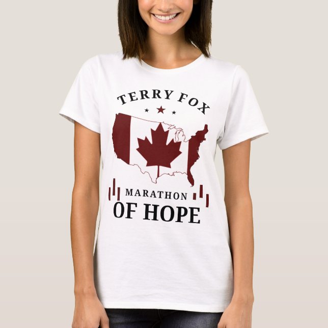 TERRY FOX MARATHON OF HOPE T-Shirt (Front)