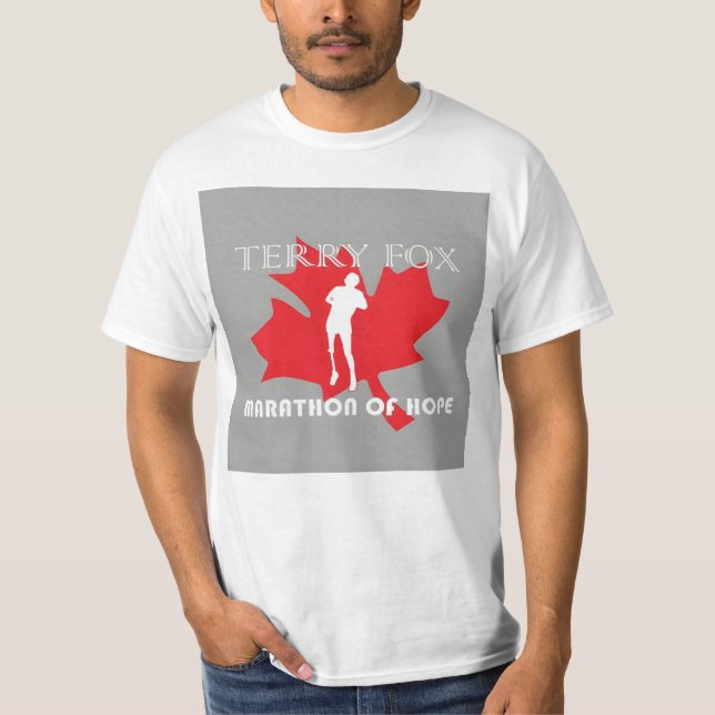 " Terry Fox Marathon Of Hope" T-Shirt (Front)