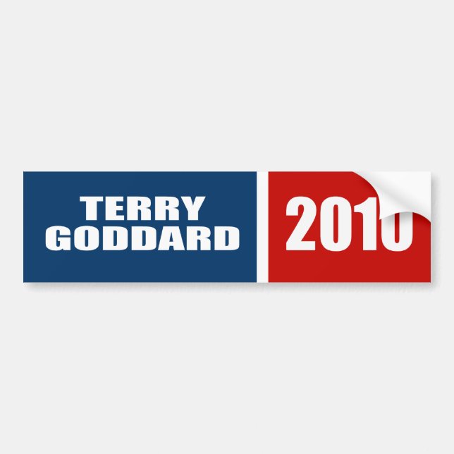 TERRY GODDARD FOR GOVERNOR BUMPER STICKER (Front)