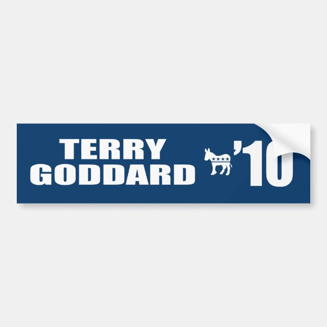 TERRY GODDARD FOR GOVERNOR BUMPER STICKER (Front)