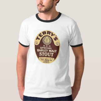 Terry's Stout Vintage Beer Label Tshirt