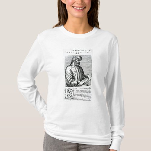 Tertullian illustration from Andre Thevets T_Shirt