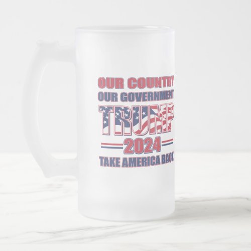 Terump 2024 frosted glass beer mug
