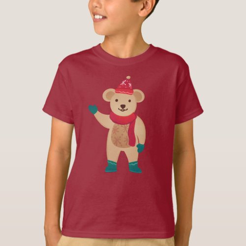 Tesco pudsey bear funny Christmas bear T_Shirt