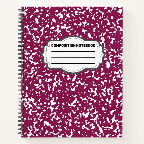 Tesimart  Wide Ruled Spiral Composition Notebook 