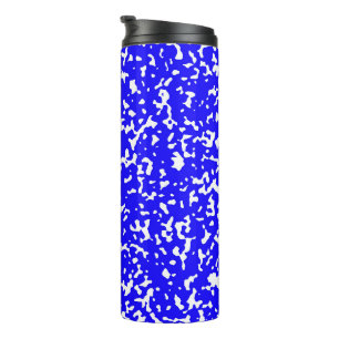 Tesimartplans Blue Composition Book Thermal Tumbler