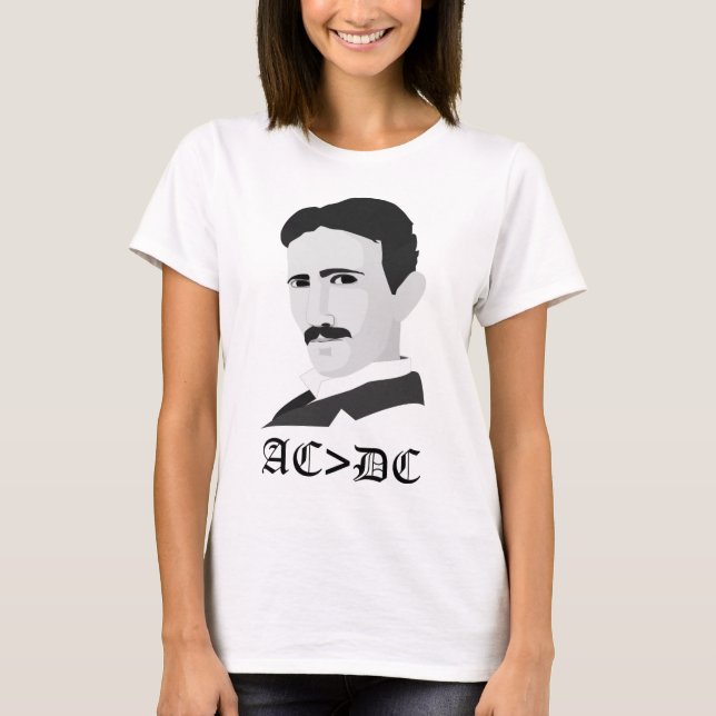 Tesla AC>DC T-Shirt (Front)