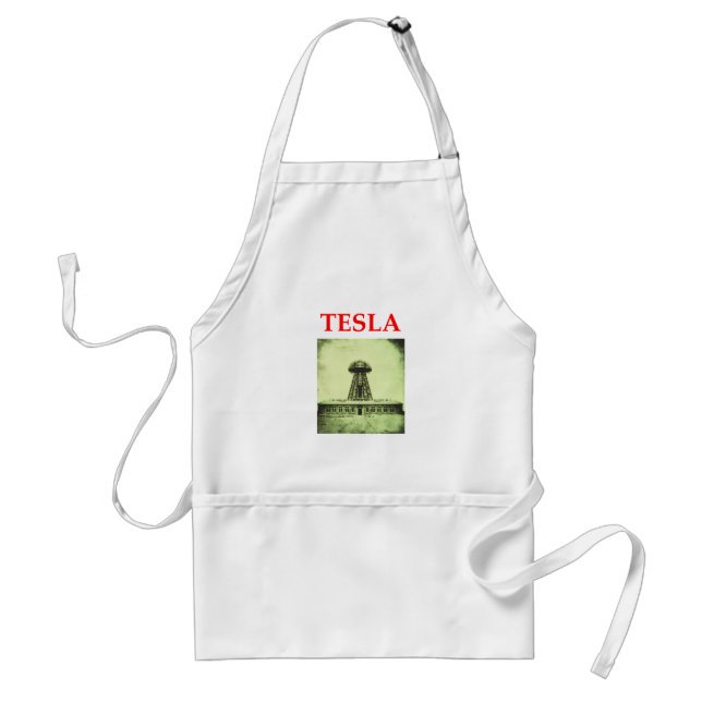 tesla adult apron (Front)
