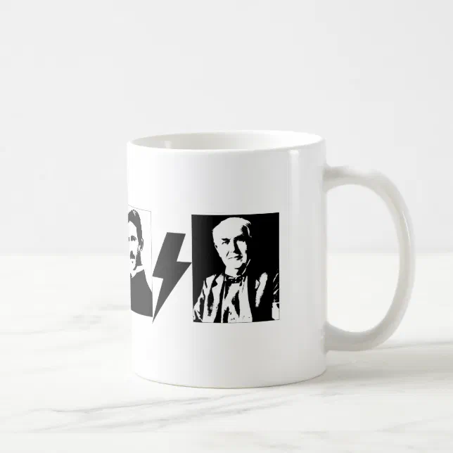 Tesla and Edison - the Original AC/DC. Coffee Mug | Zazzle