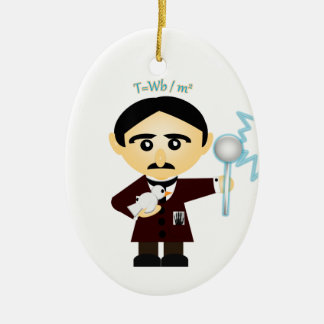Tesla Ceramic Ornament