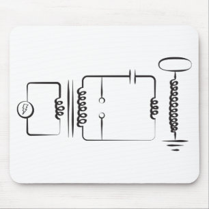 Tesla Coil Mouse Pad