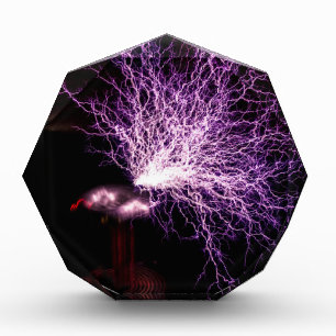 Tesla Coil Plasma Acrylic Award