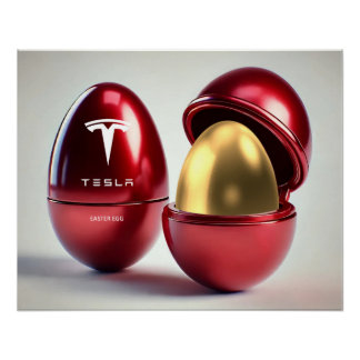 Tesla Easter Egg Poster