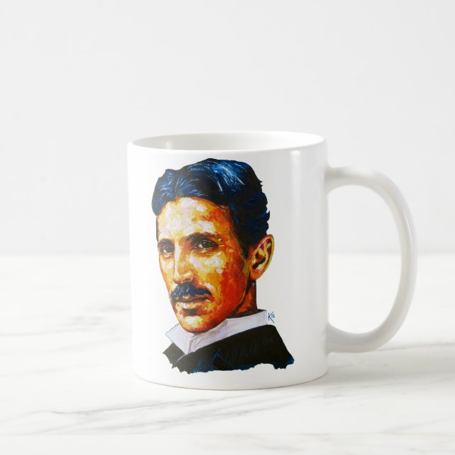Tesla, I'm a genius Coffee Mug (Right)