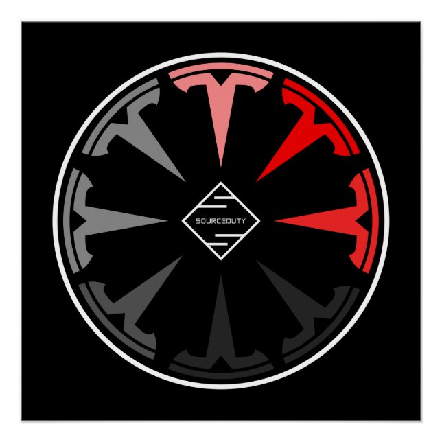 Tesla Logo Poster (Front)