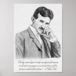 Tesla Non-Physical Phenomena Poster