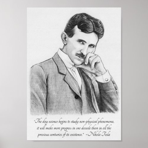 Tesla Non_Physical Phenomena Poster