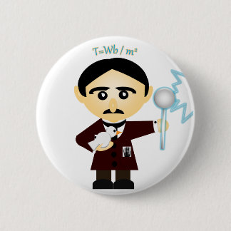 Tesla Pinback Button