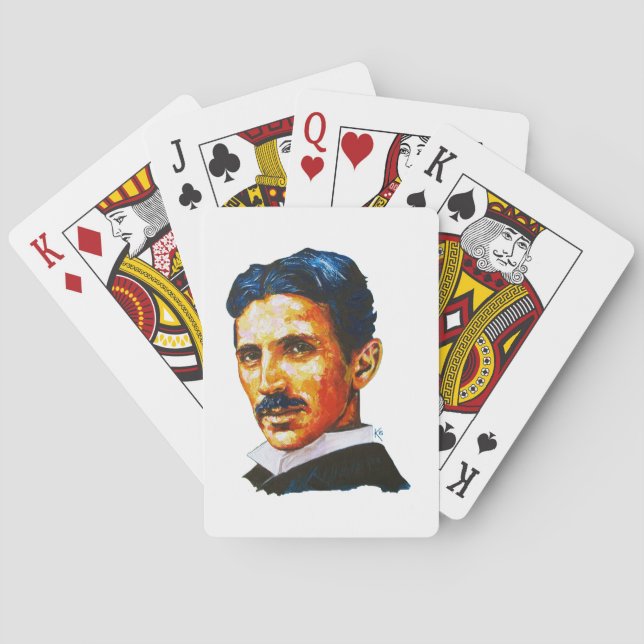 Tesla Poker Cards (Back)