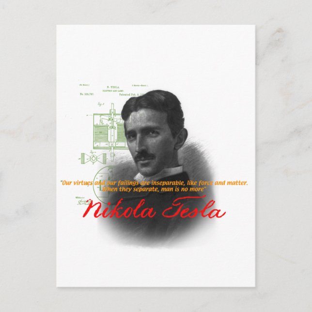 Tesla Postcard (Front)