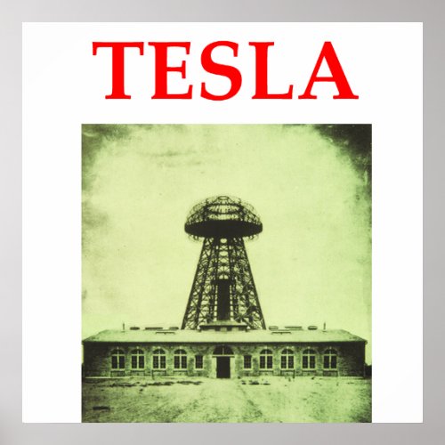 tesla poster