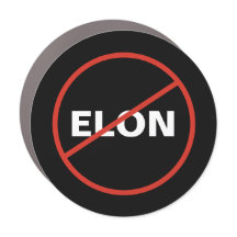 Tesla - Simple ANTI ELON - black