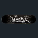 Tesla Skateboard Deck<br><div class="desc">Nikola Tesla!! The original rock and roller,  inventor of electrical engineering and futurist!</div>