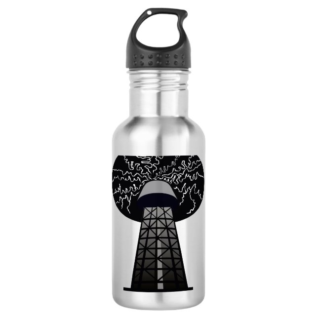 tesla stainless steel water bottle (Front)